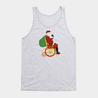 Rolling Santa Tank Top